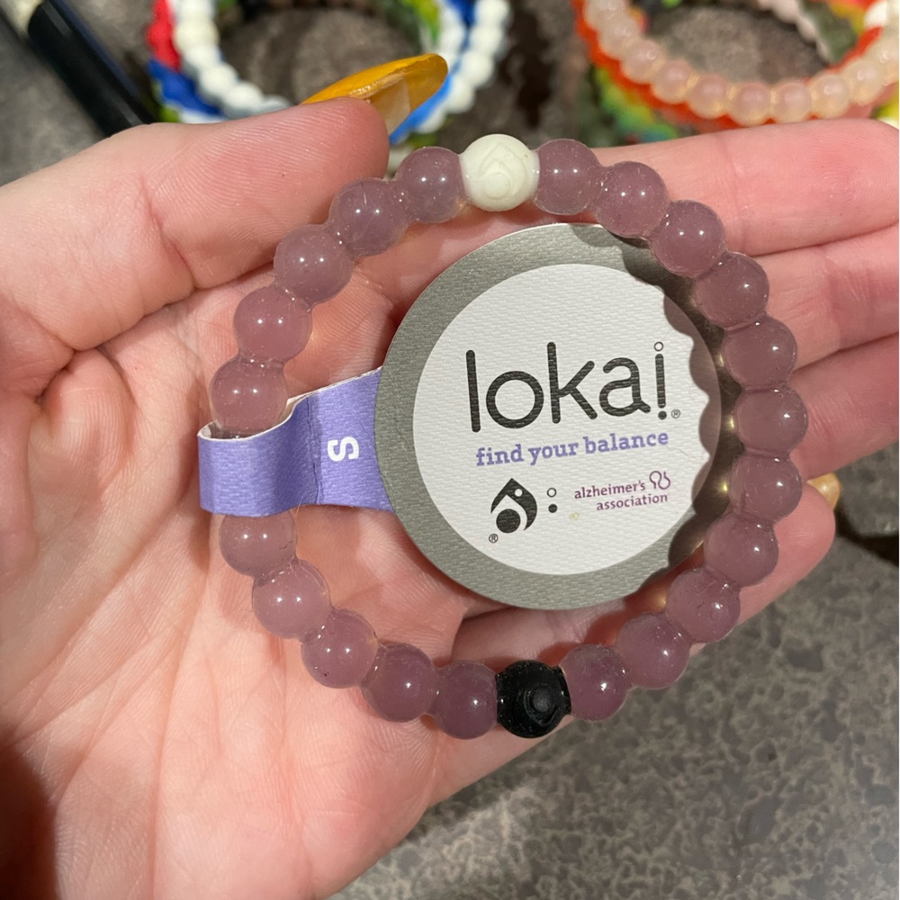 LOKAI Bracelet for Alzheimer's - Light Purple Lokai - Find your Balance - SMALL
